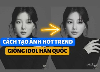 Cách tạo ảnh hot trend đen trắng giống Idol Hàn Quốc 4
