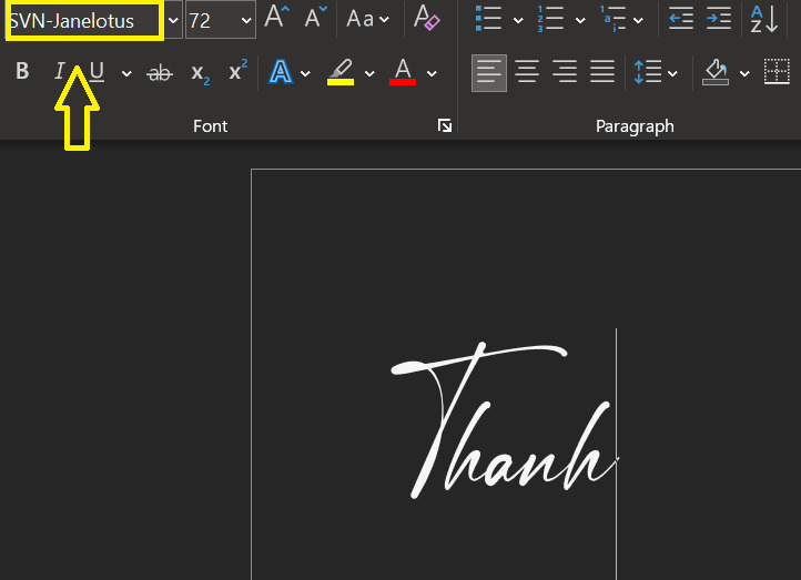 How to create a signature in Word