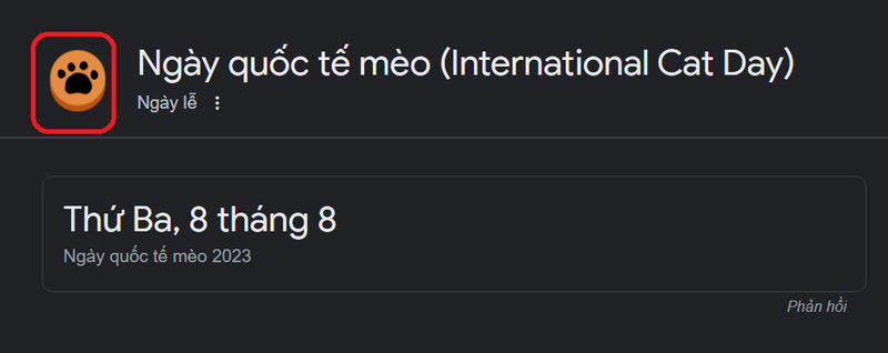 Tạo dấu chân mèo trên Google