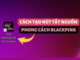 How to create a Blackpink style computer shutdown button