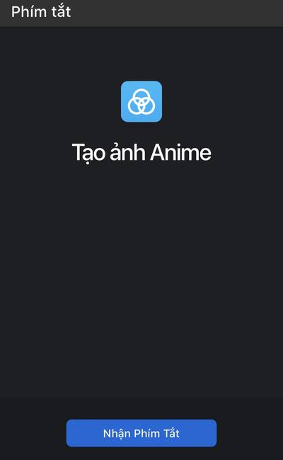  biến ảnh thành Anime bằng phím tắt iPhone