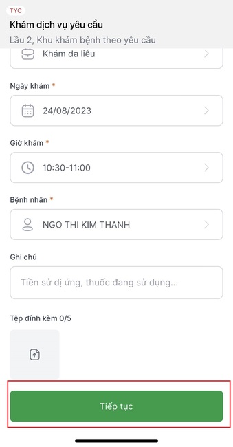 Cách đặt lịch khám online bệnh viện 175