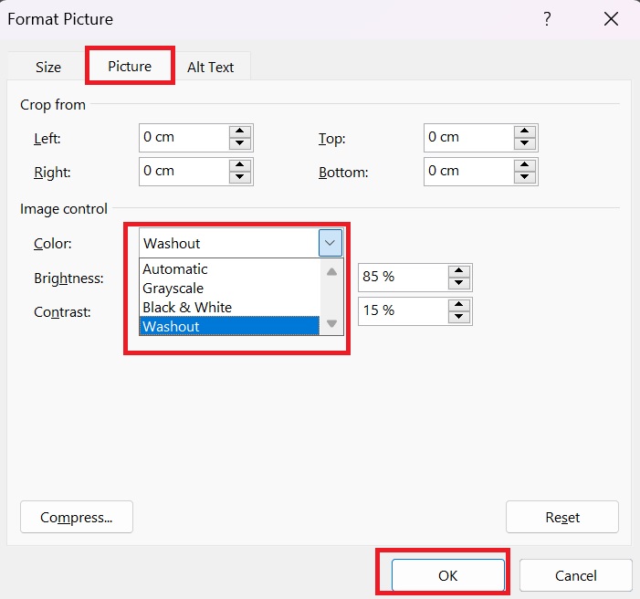 How to watermark Word Excel files