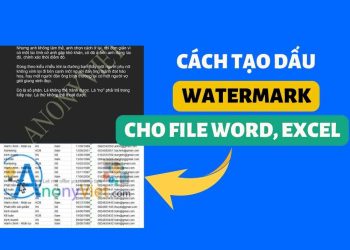 Cách đóng dấu Watermark cho file Word, Excel 11