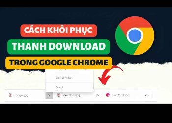 Cách khôi phục thanh Download phía dưới của Google Chrome 5