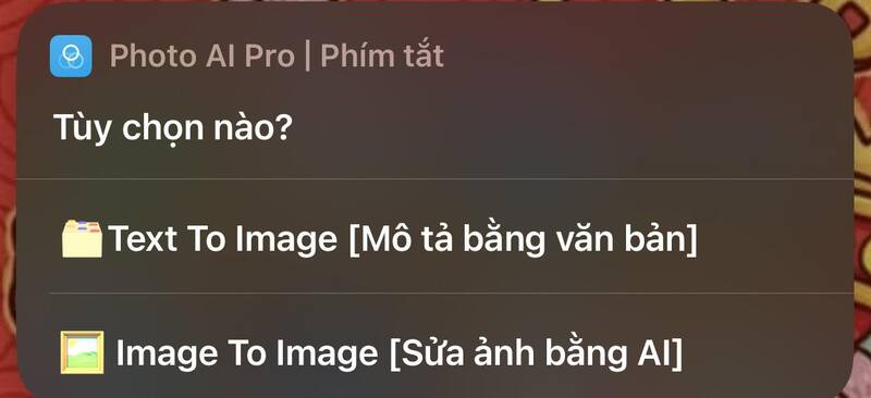 Cách tạo ảnh AI bằng phím tắt trên iPhone