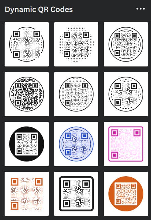 Create QR codes with Canva 