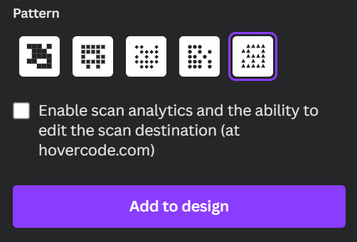 Create QR codes with Canva 
