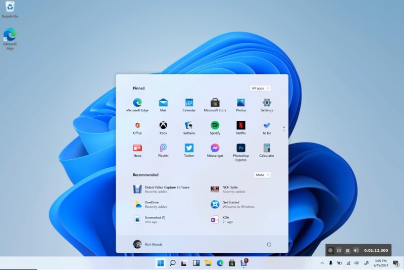 How to change the position of Start Menu and Taskbar Icon