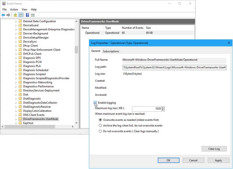 How to monitor USB activity