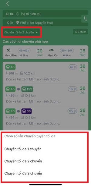 How to find bus route