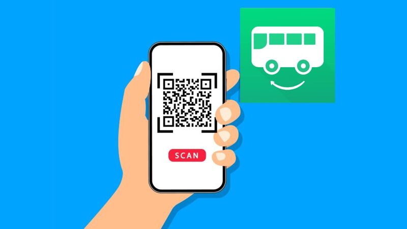 thanh toán vé xe buýt bằng QR Code