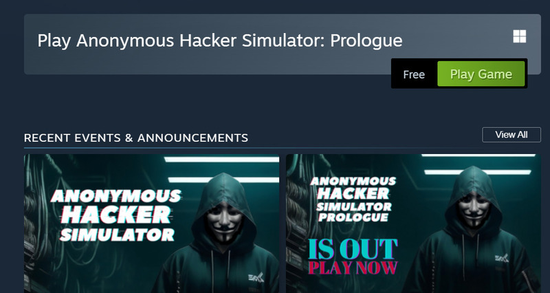 Anonymous Hacker Simulator Prologue