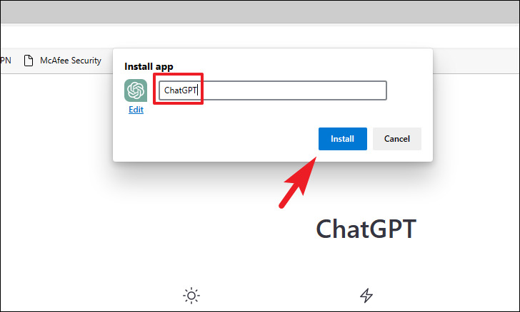 Cài ChatGPT như một ứng dụng trên Windows 11