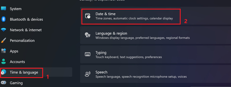 How to display 3 time zones on the computer