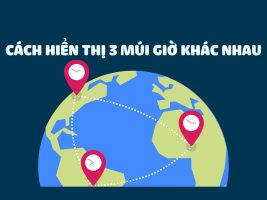 How to display 3 time zones on your computer – Solution for people who work globally