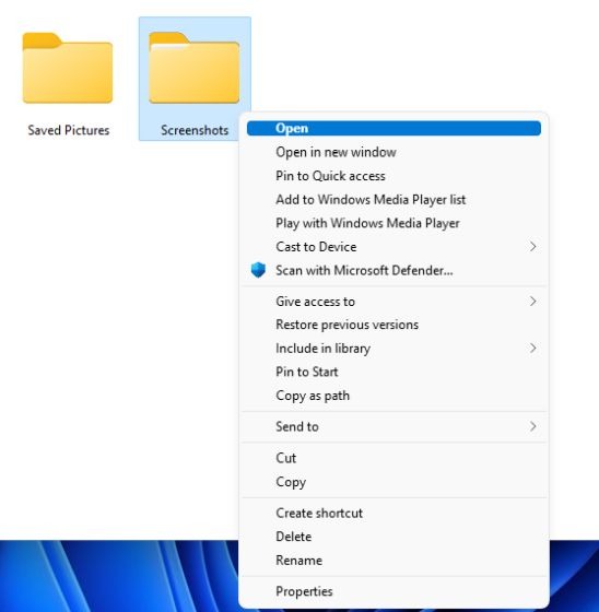 How to restore the old right-click menu in Windows 11