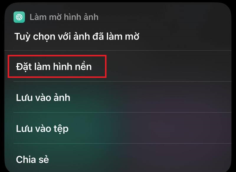 Cách làm mờ màn hình khóa trên iPhone