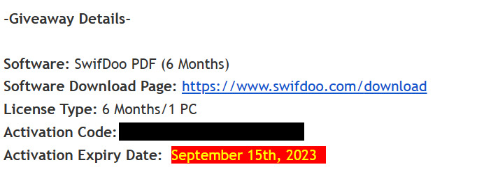 How to get SwifDoo PDF PRO 6 months for free