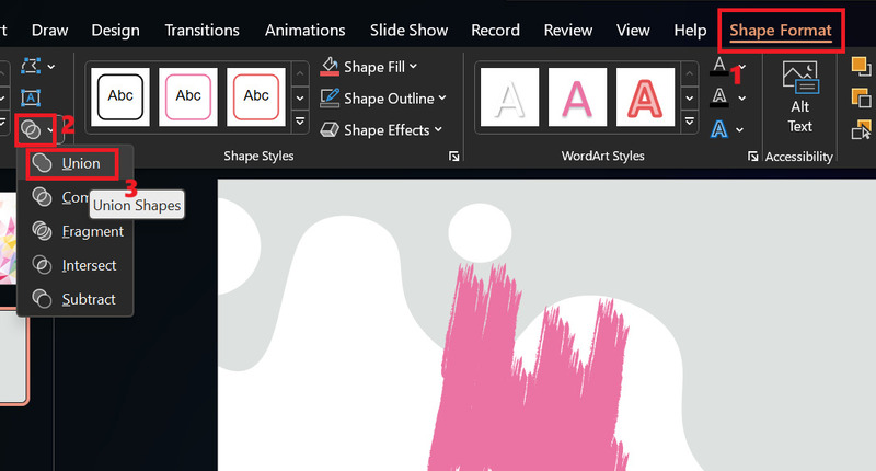 How to create a brush effect in PowerPoint