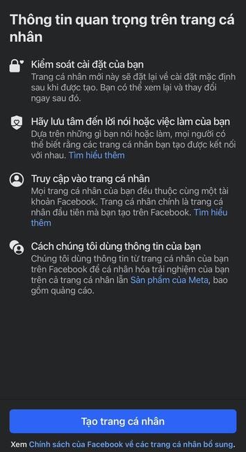 Cách tạo tài khoản Facebook phụ mới