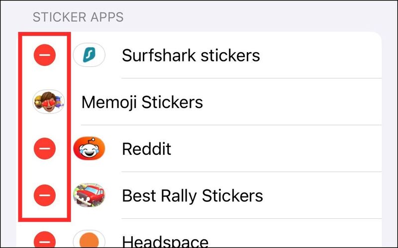 How to delete Stickers on iPhone