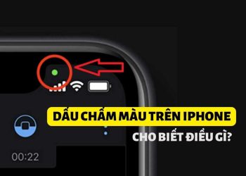 Những dấu chấm màu trên iPhone có ý nghĩa gì? Bí mật đằng sau chúng 10