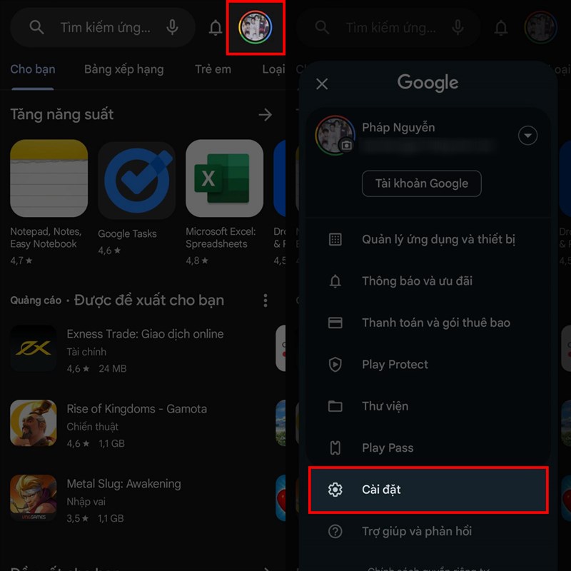 How to enable authentication when downloading apps on CH Play