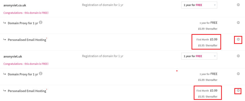 Cách đăng ký tên miền .co.uk và .uk miễn phí