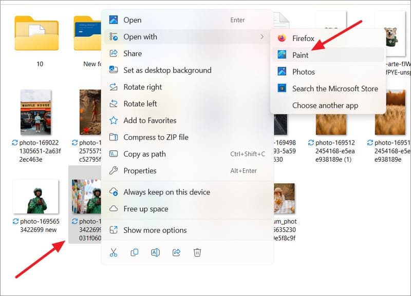 How to remove photo background with Paint in Windows 11