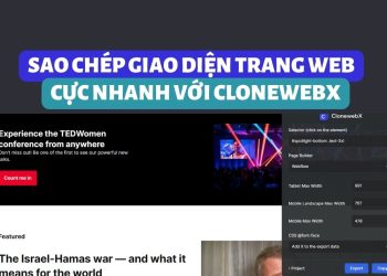ClonewebX - Sao chép giao diện trang web ưa thích chỉ với vài click chuột 1