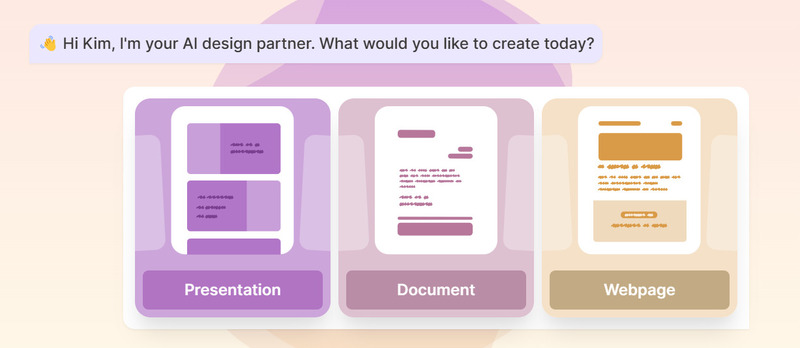 Create presentation slides using AI Gamma