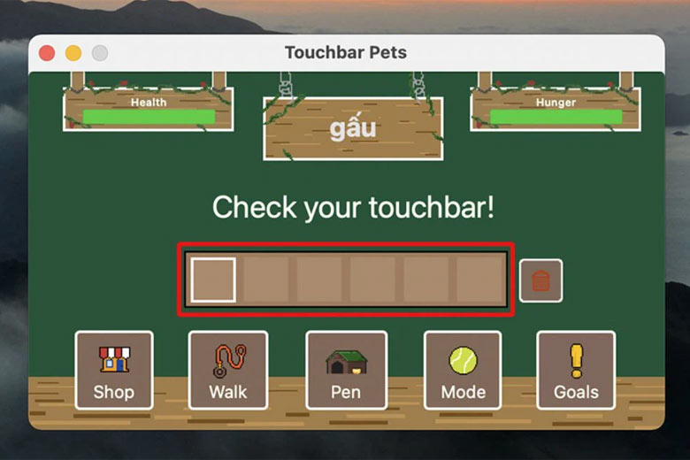 Touchbar Pets