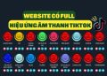 Website tổng hợp có Full hiệu ứng âm Tiktok miễn phí 5