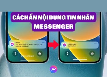 Cách ẩn nội dung tin nhắn Messenger trên màn hình khóa điện thoại 2