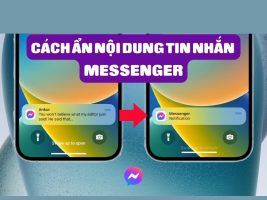How to hide Messenger message content on phone lock screen