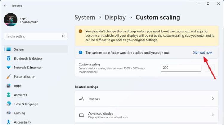How to adjust display screen size on Windows 11 - AnonyViet - English ...
