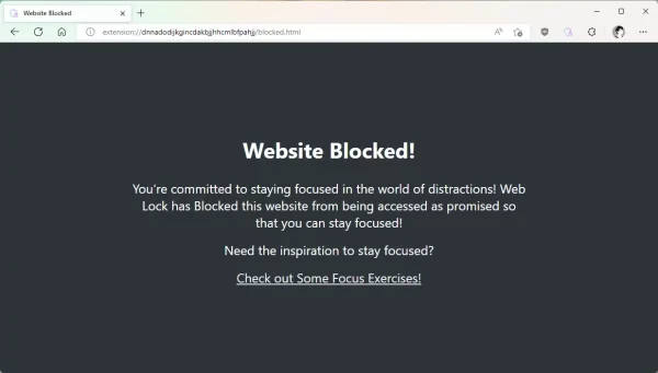 How to block a website