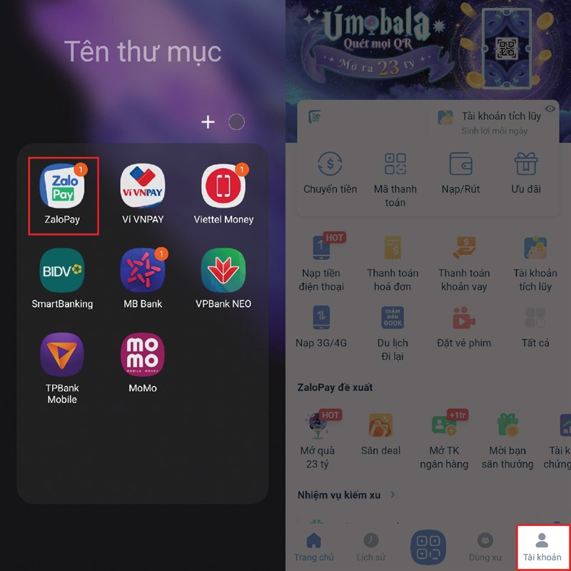 How to turn off ZaloPay advertising notifications