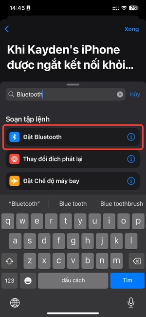 Cách tự động tắt Bluetooth trên iPhone