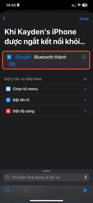 Cách tự động tắt Bluetooth trên iPhone