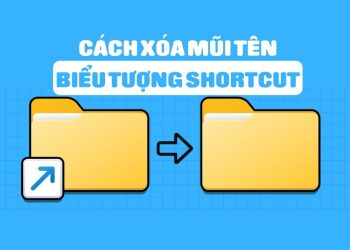 Cách xóa mũi tên biểu tượng shortcut trong Windows 1