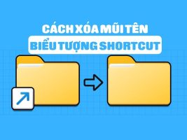 How to delete the shortcut icon arrow in Windows