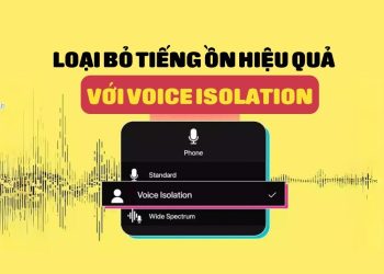 Bật Voice Isolation để giảm tiếng ồn khi gọi điện thoại trên iPhone 8