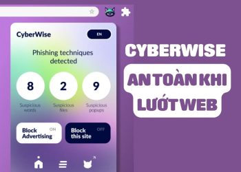 CyberWise: Tiện ích bảo mật miễn phí cho trình duyệt web 1
