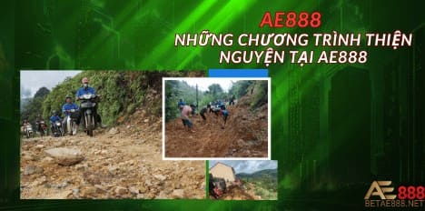 AE888 Những Chương Trình Thiện Nguyện Được Nhà Cái Tổ Chức