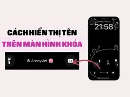 How to display name on iPhone lock screen is extremely simple