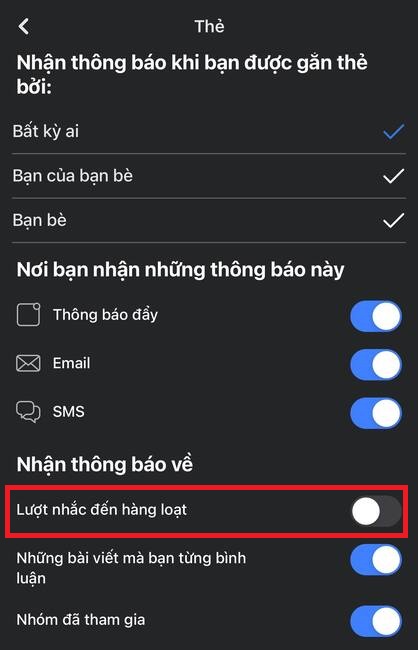 Cách tắt thông báo nêu bật trên Facebook