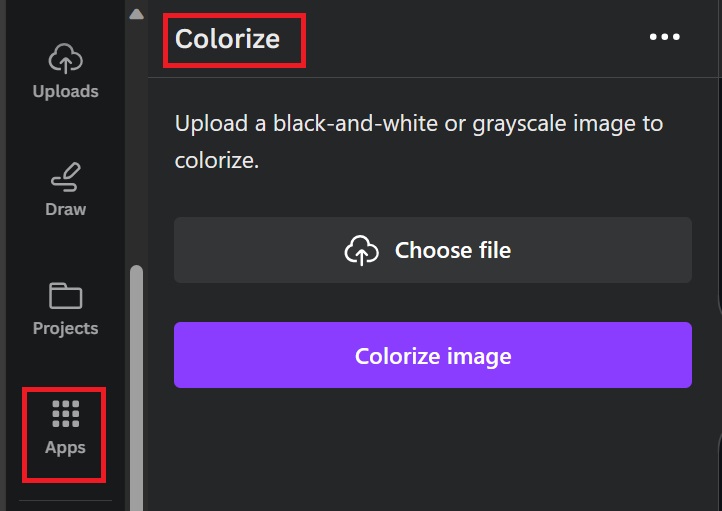 Restore color to old photos