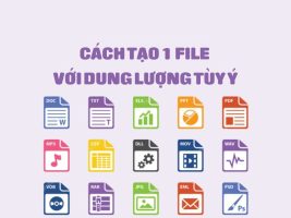 How to create a file with arbitrary capacity using CMD